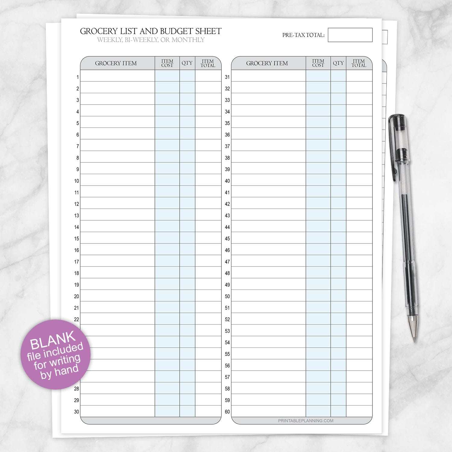 sample grocery budget template sample grocery budget template