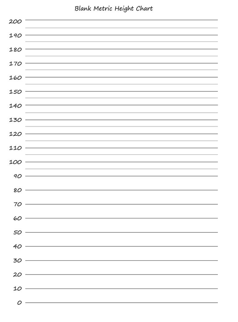 height chart template sample height chart template sample