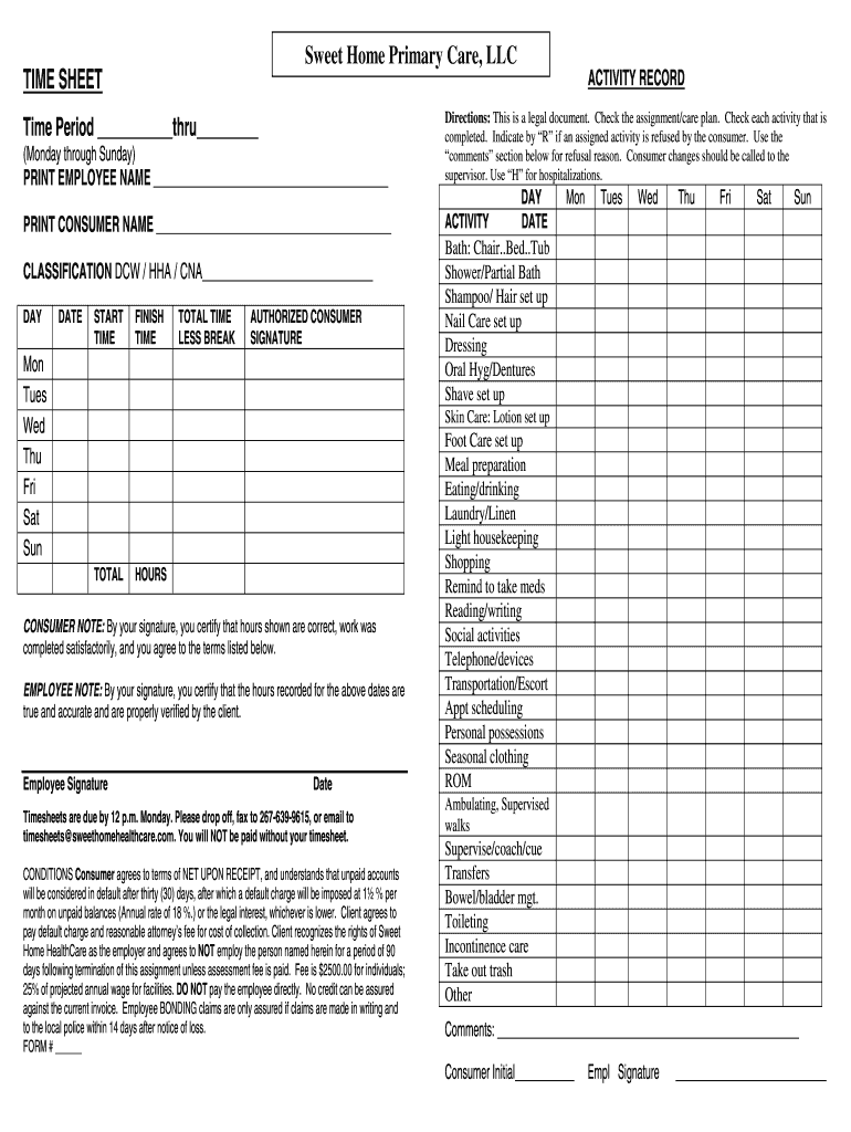 sample home health aide timesheet template sample home health aide timesheet template