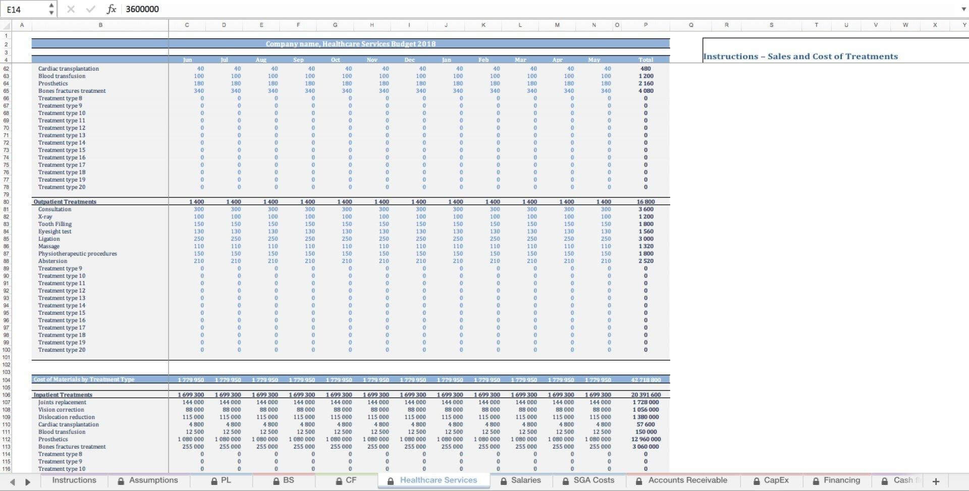 sample medical office budget template sample medical office budget template