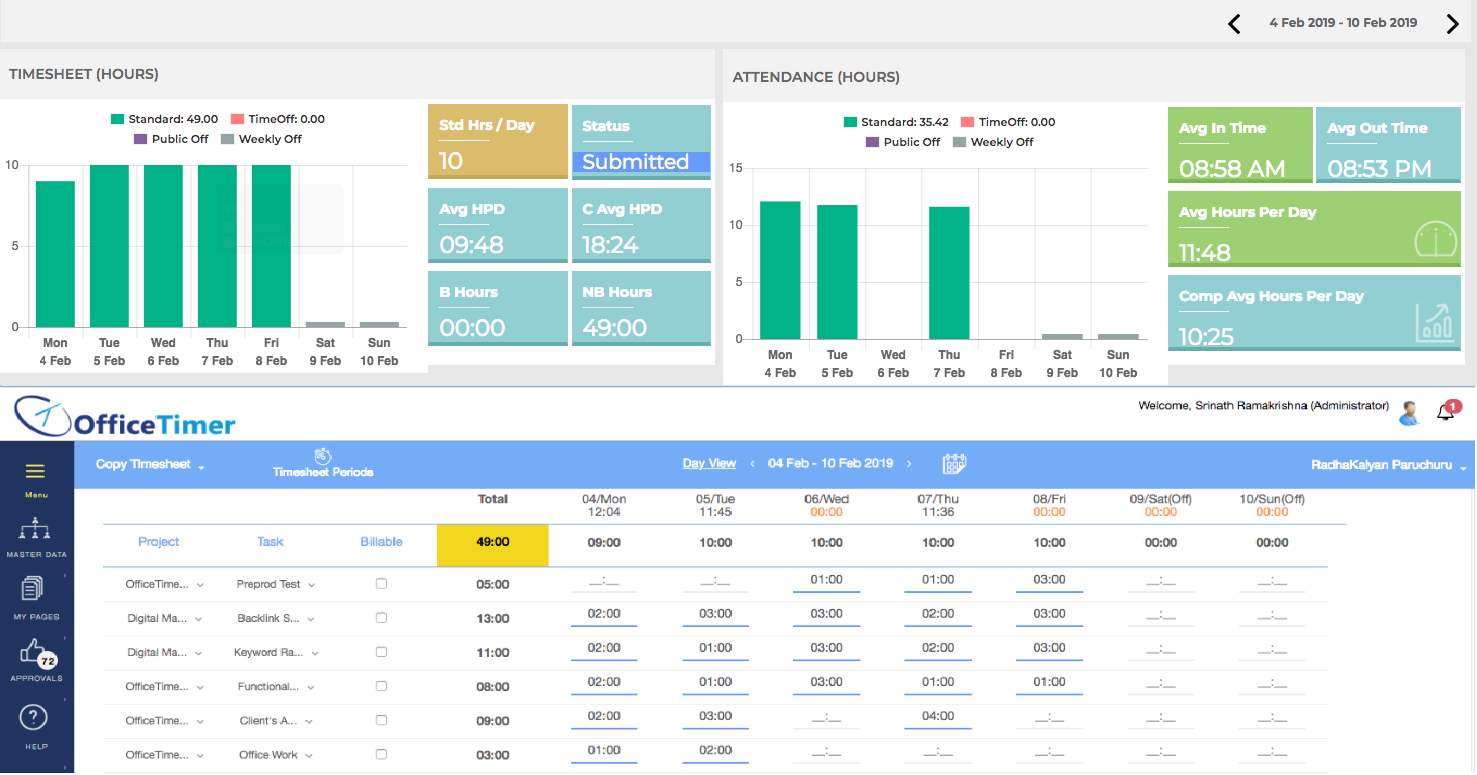sample project timesheet template sample project timesheet template