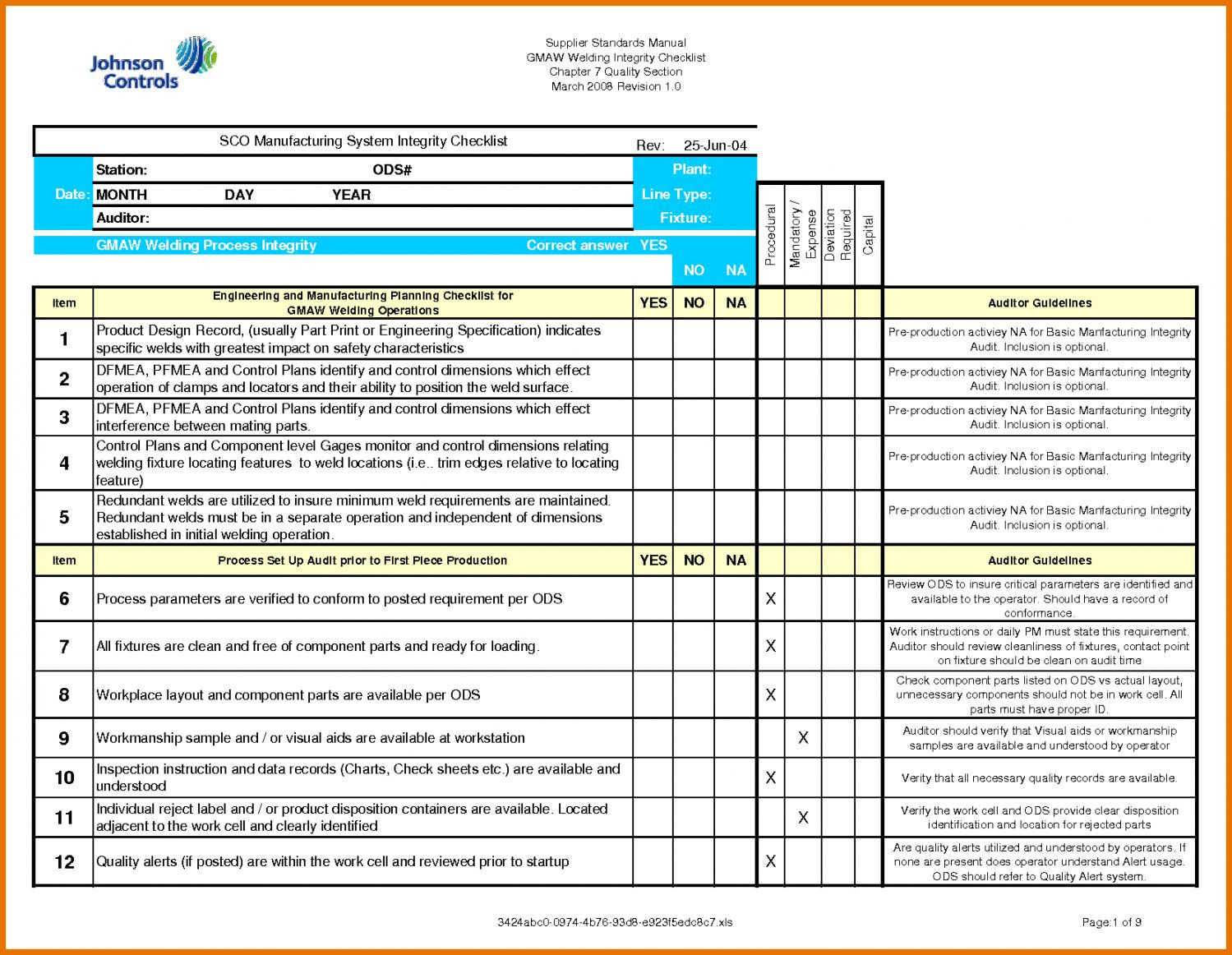 sample financial audit checklist template sample financial audit checklist template