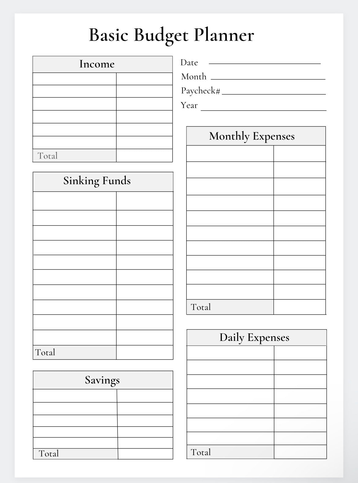 sample daily budget template sample daily budget template