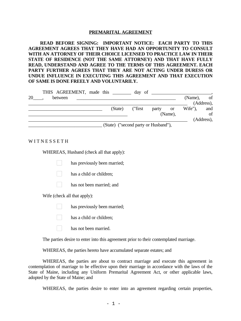 sample premarital agreement template sample premarital agreement template