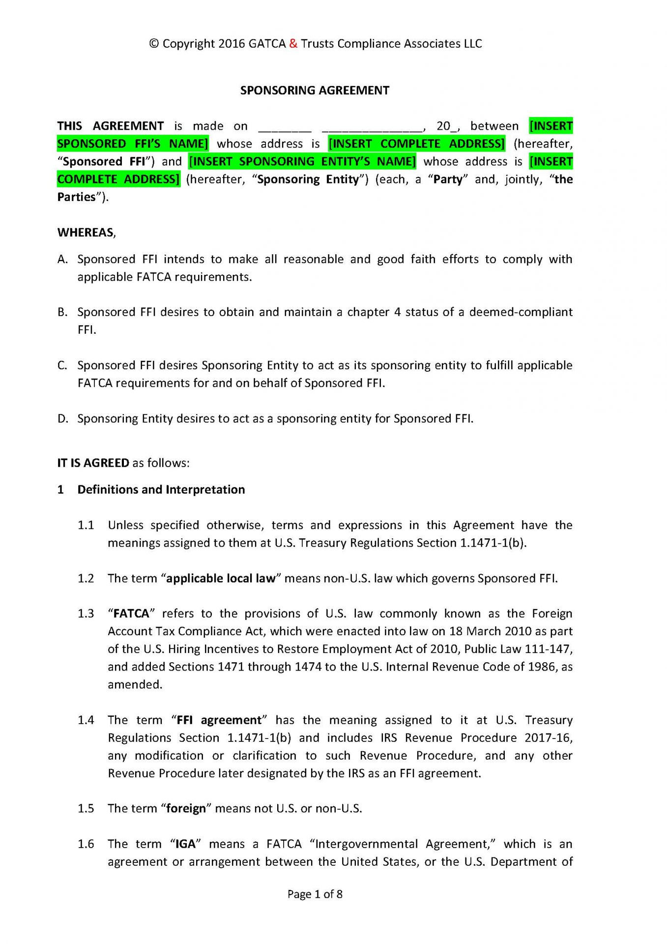 sample Sponsorship Agreement Template sample Sponsorship Agreement Template