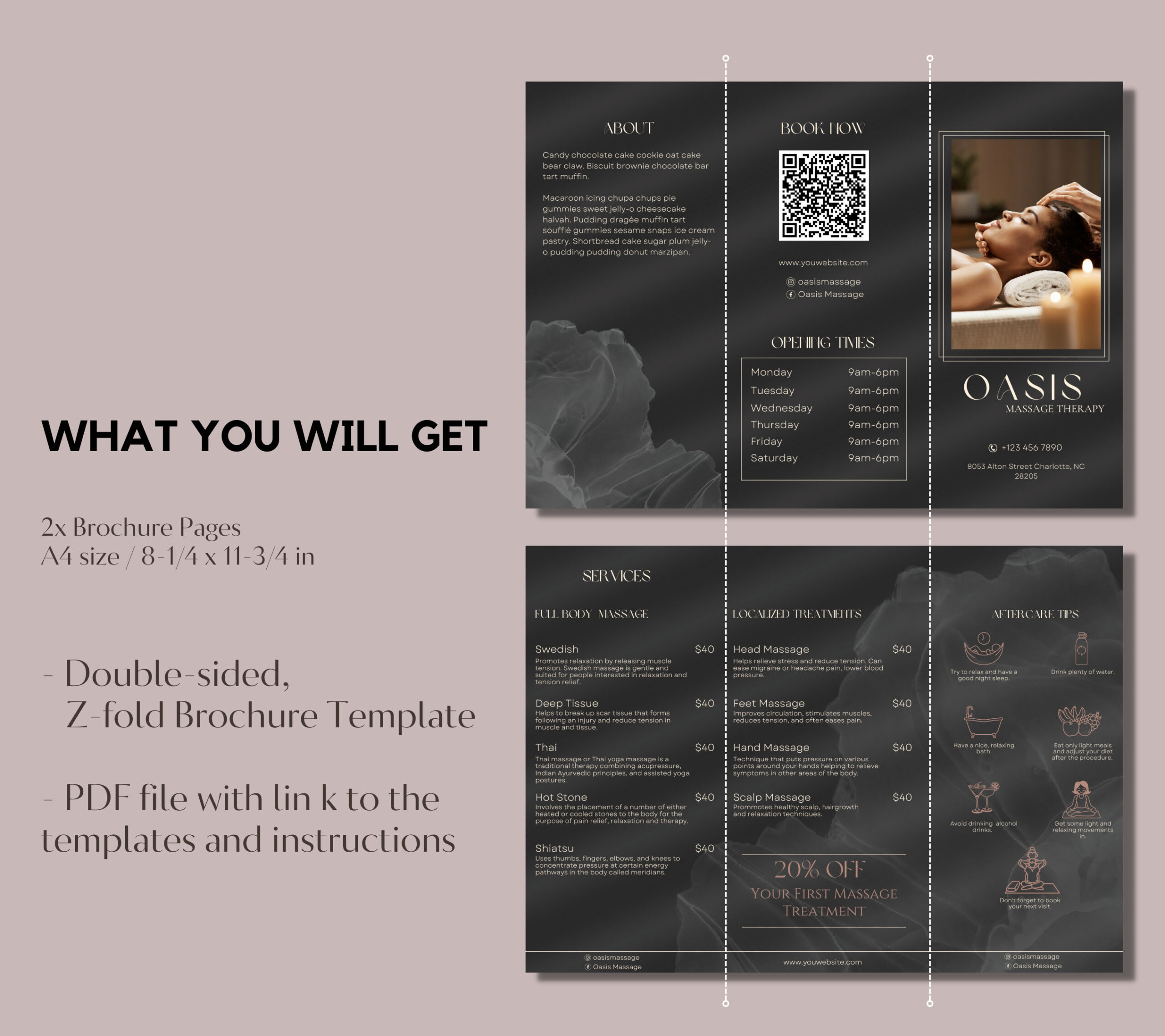 sample Massage Price List Template sample Massage Price List Template