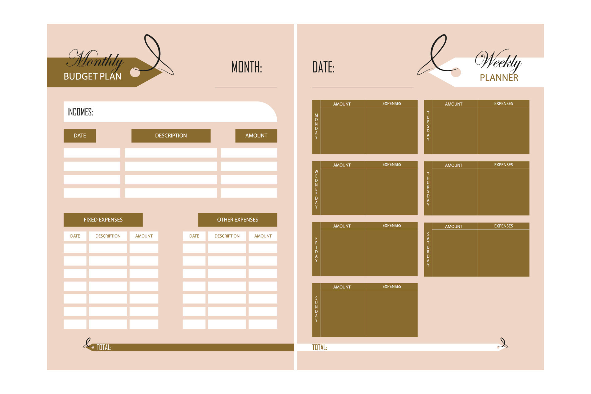 sample cute weekly budget template sample cute weekly budget template