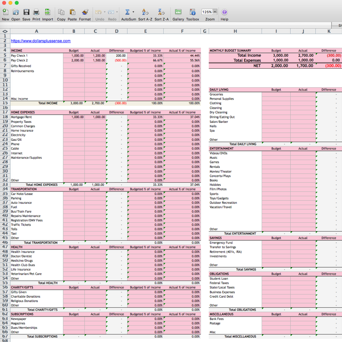 sample household yearly budget template sample household yearly budget template