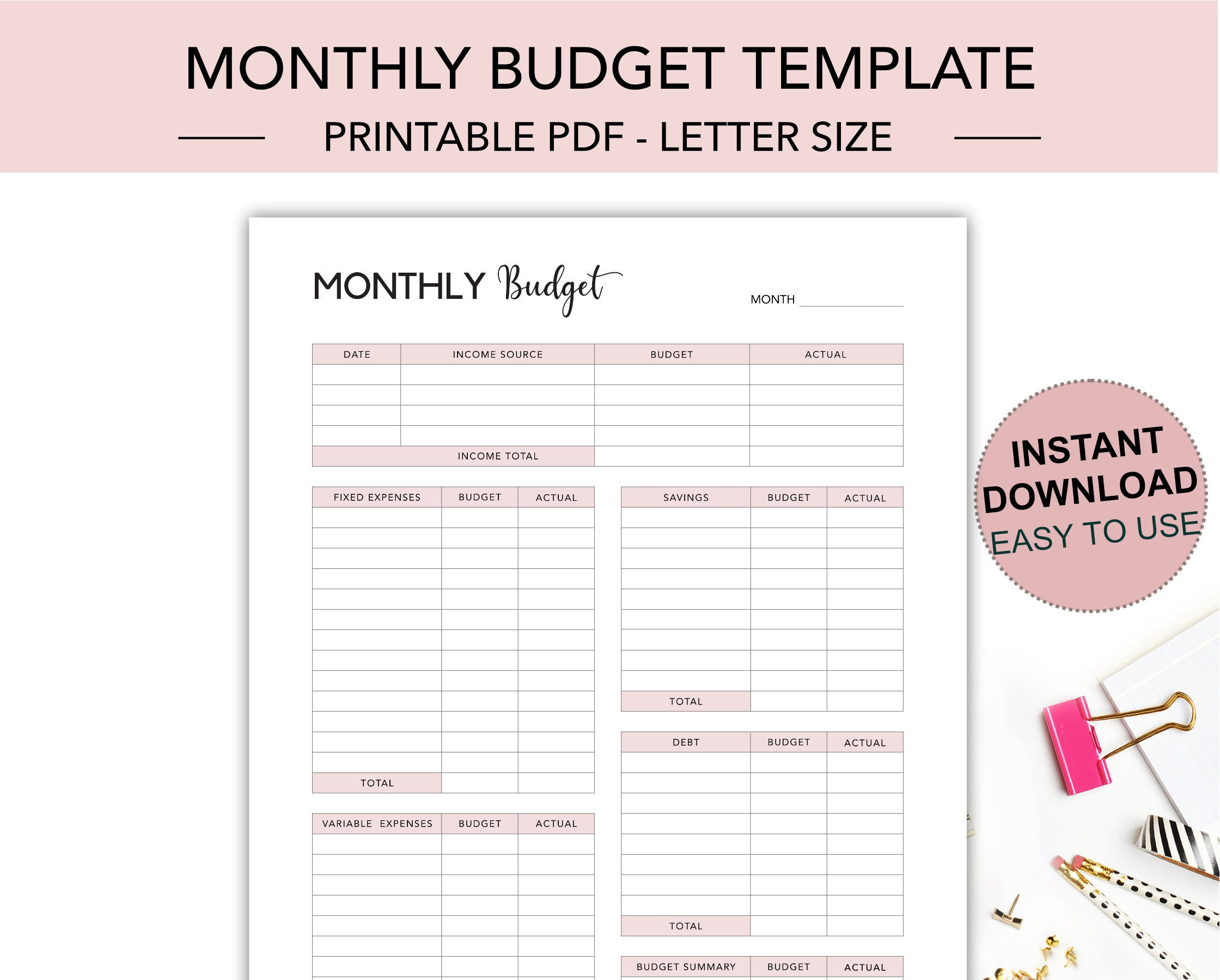 sample expense budget template sample expense budget template