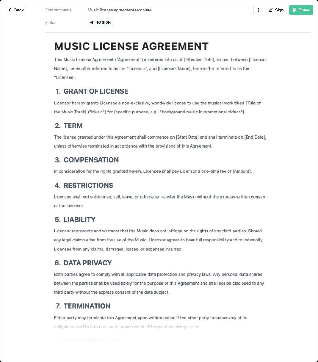 sample music production agreement template sample music production agreement template