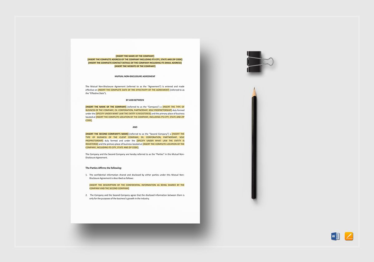 sample mutual confidentiality agreement template sample mutual confidentiality agreement template