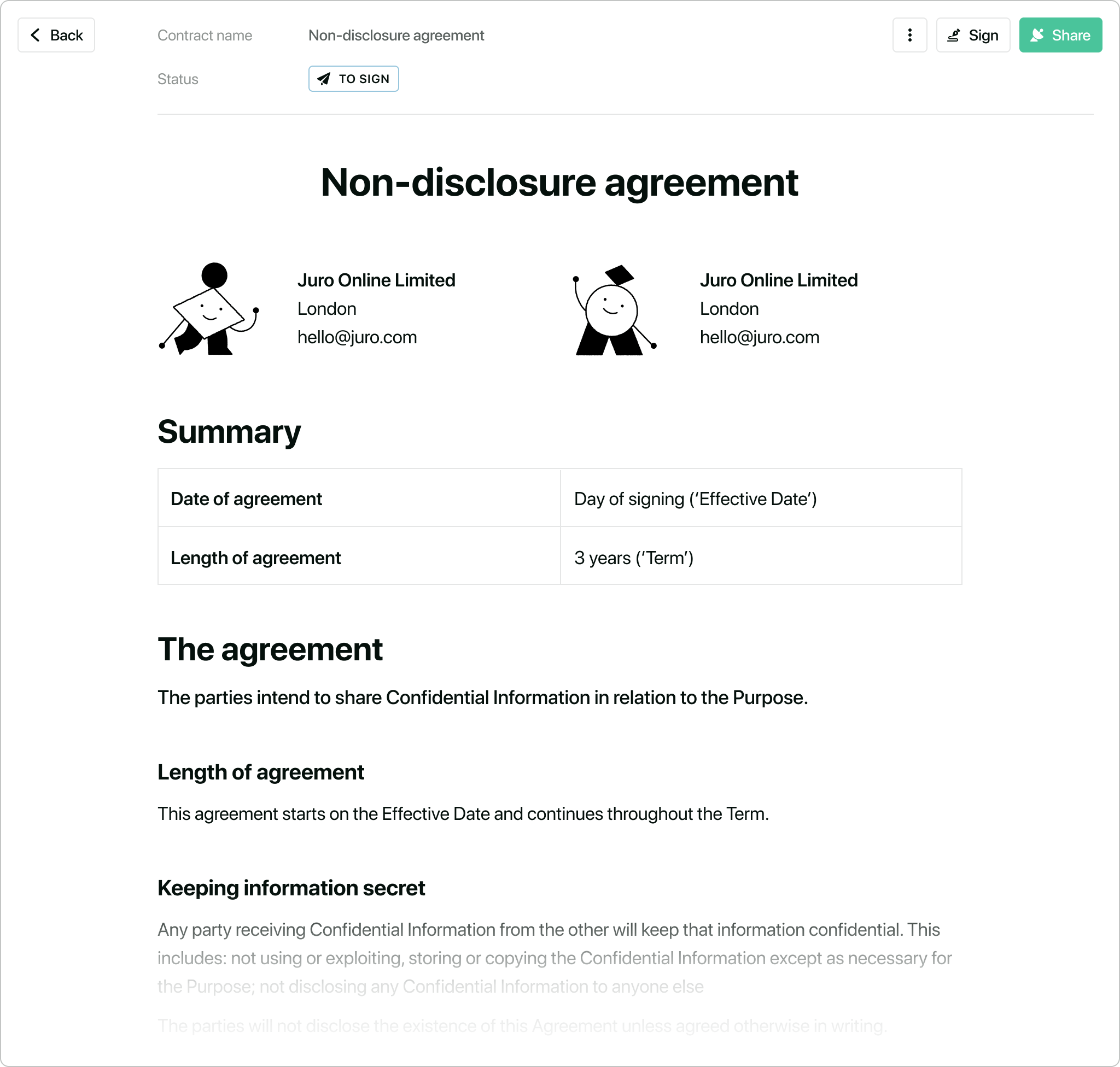 sample confidential disclosure agreement template sample confidential disclosure agreement template