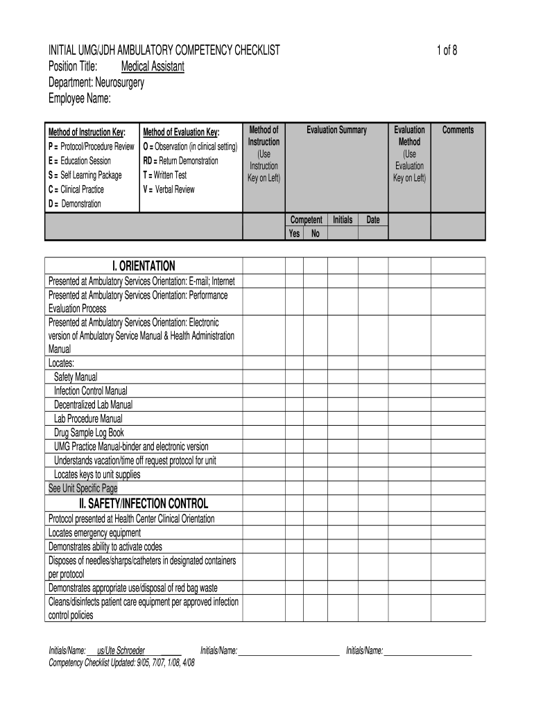 sample nursing skills checklist template sample nursing skills checklist template