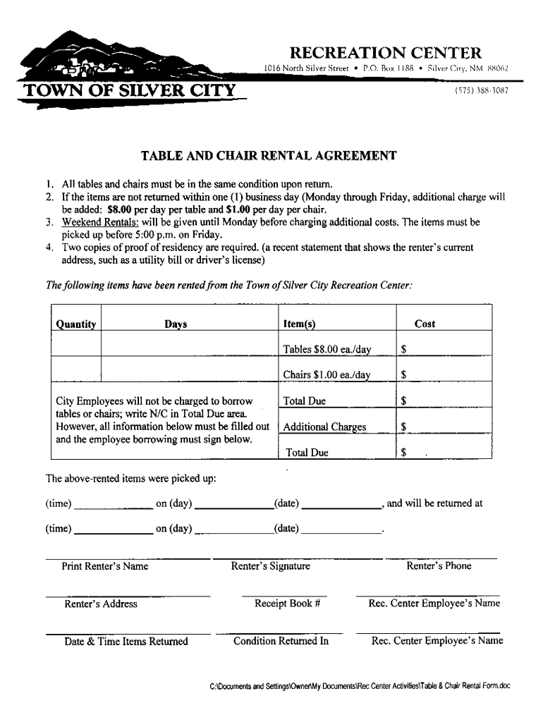 sample party rental agreement template sample party rental agreement template