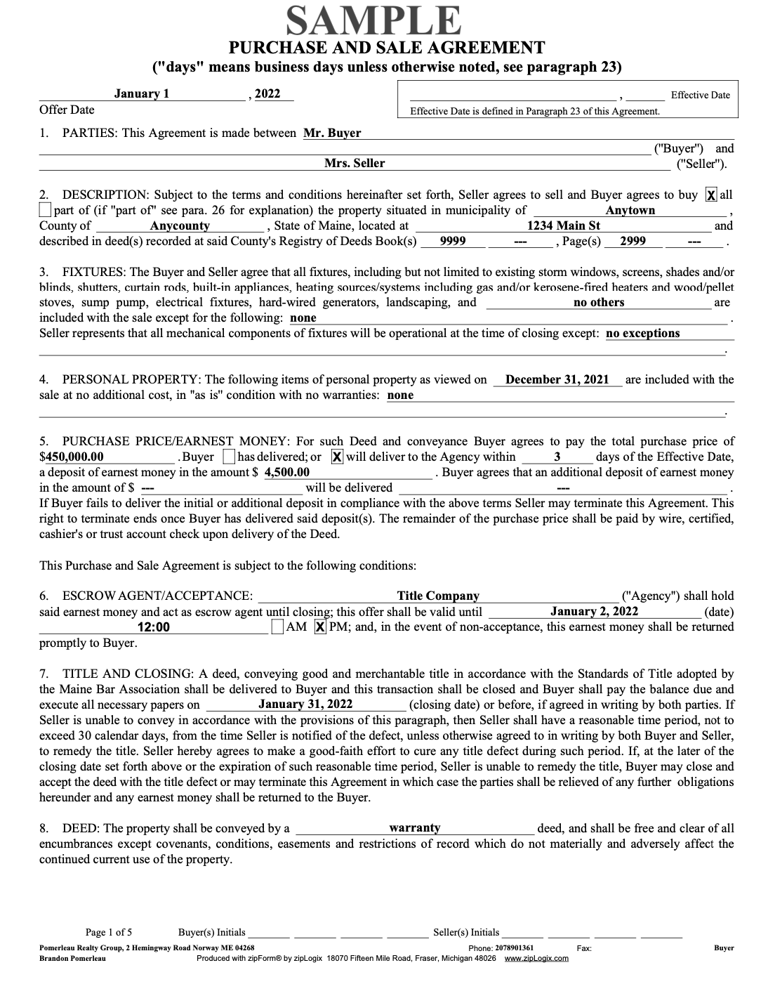 sample property sale agreement template sample property sale agreement template