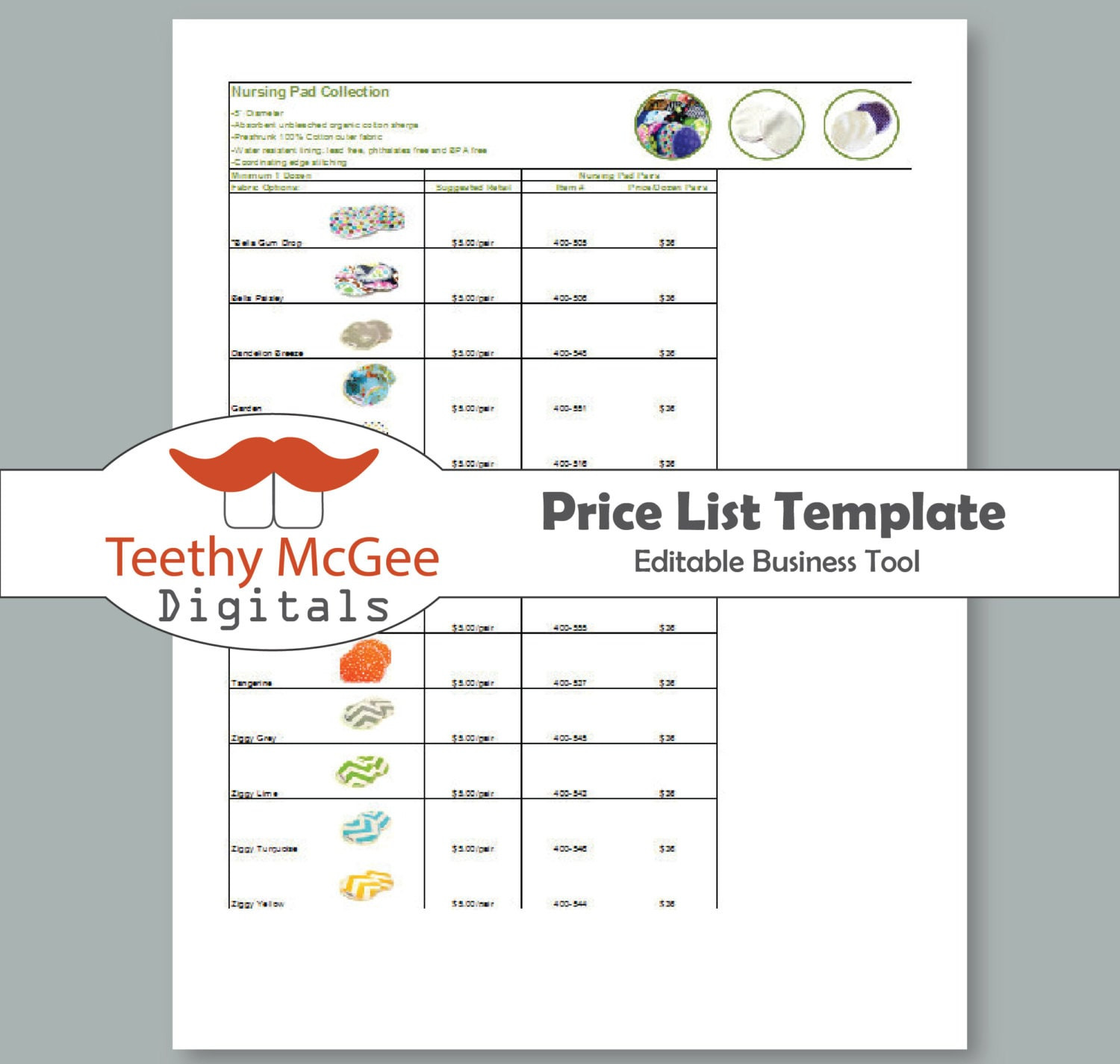 sample Wholesale Price List Template sample Wholesale Price List Template