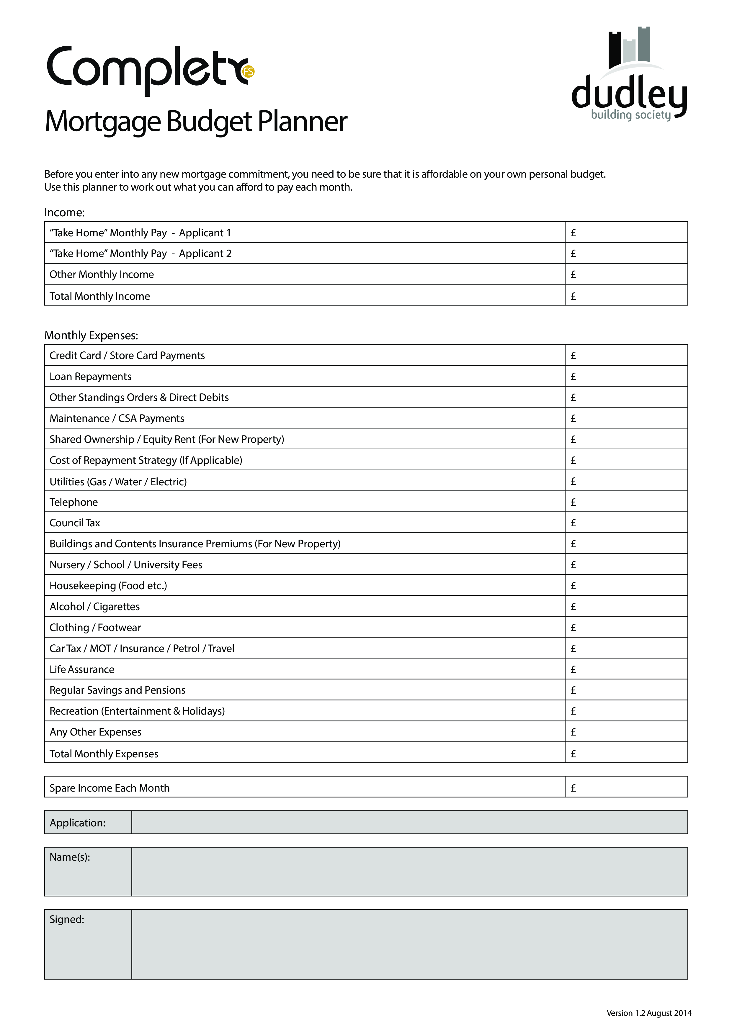 sample budget letter template for mortgage sample budget letter template for mortgage