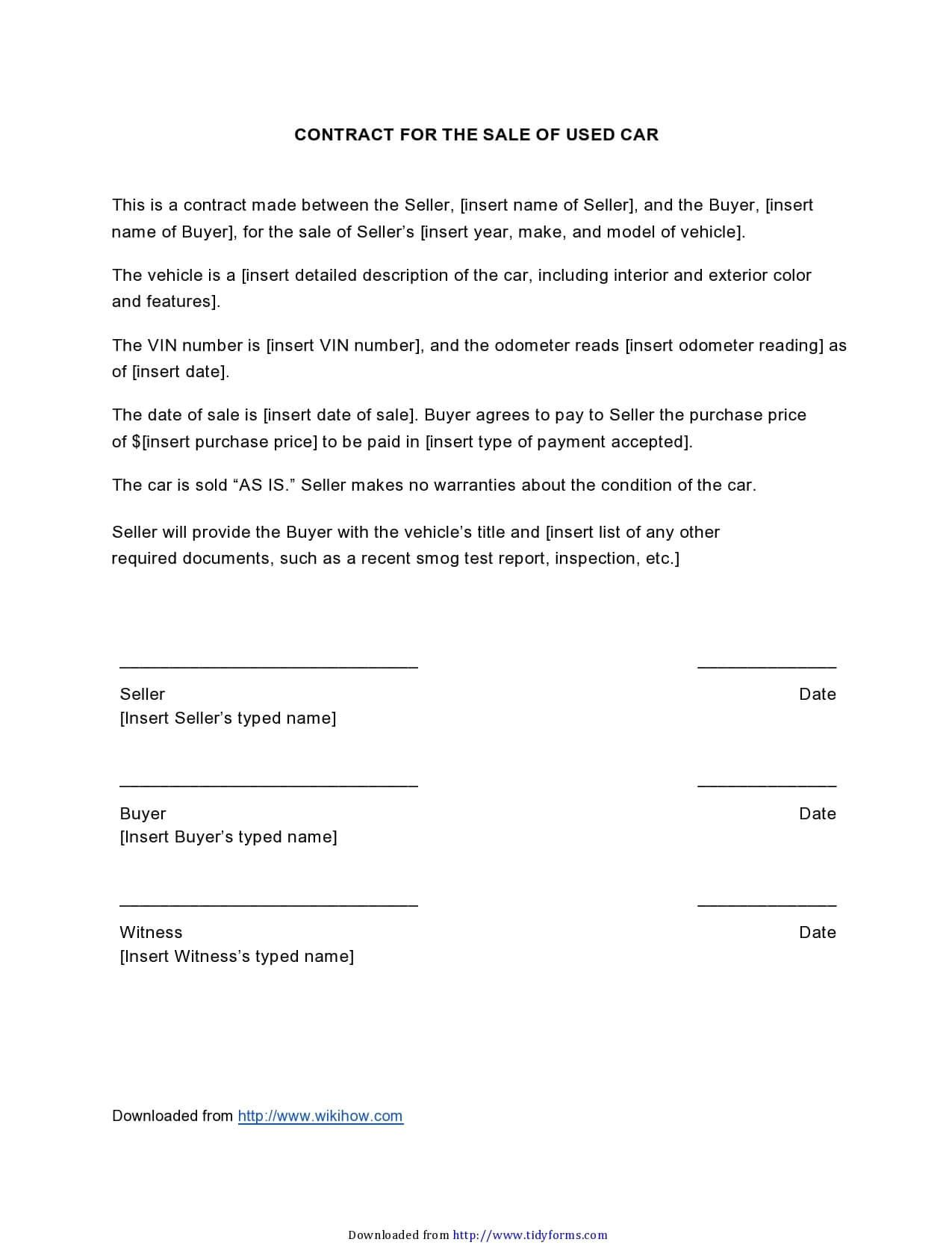 sample private car sales agreement template sample private car sales agreement template