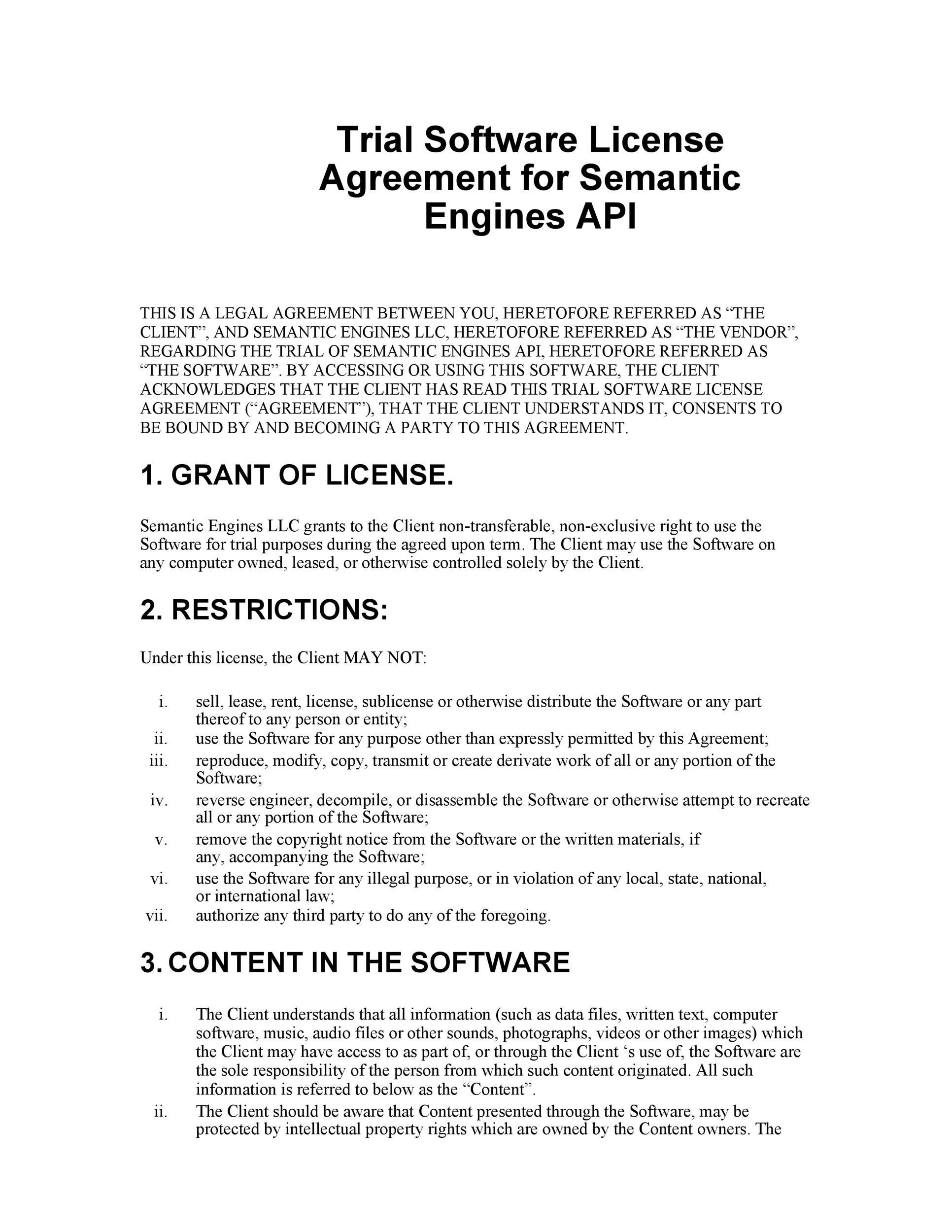 sample Software License Agreement Template sample Software License Agreement Template