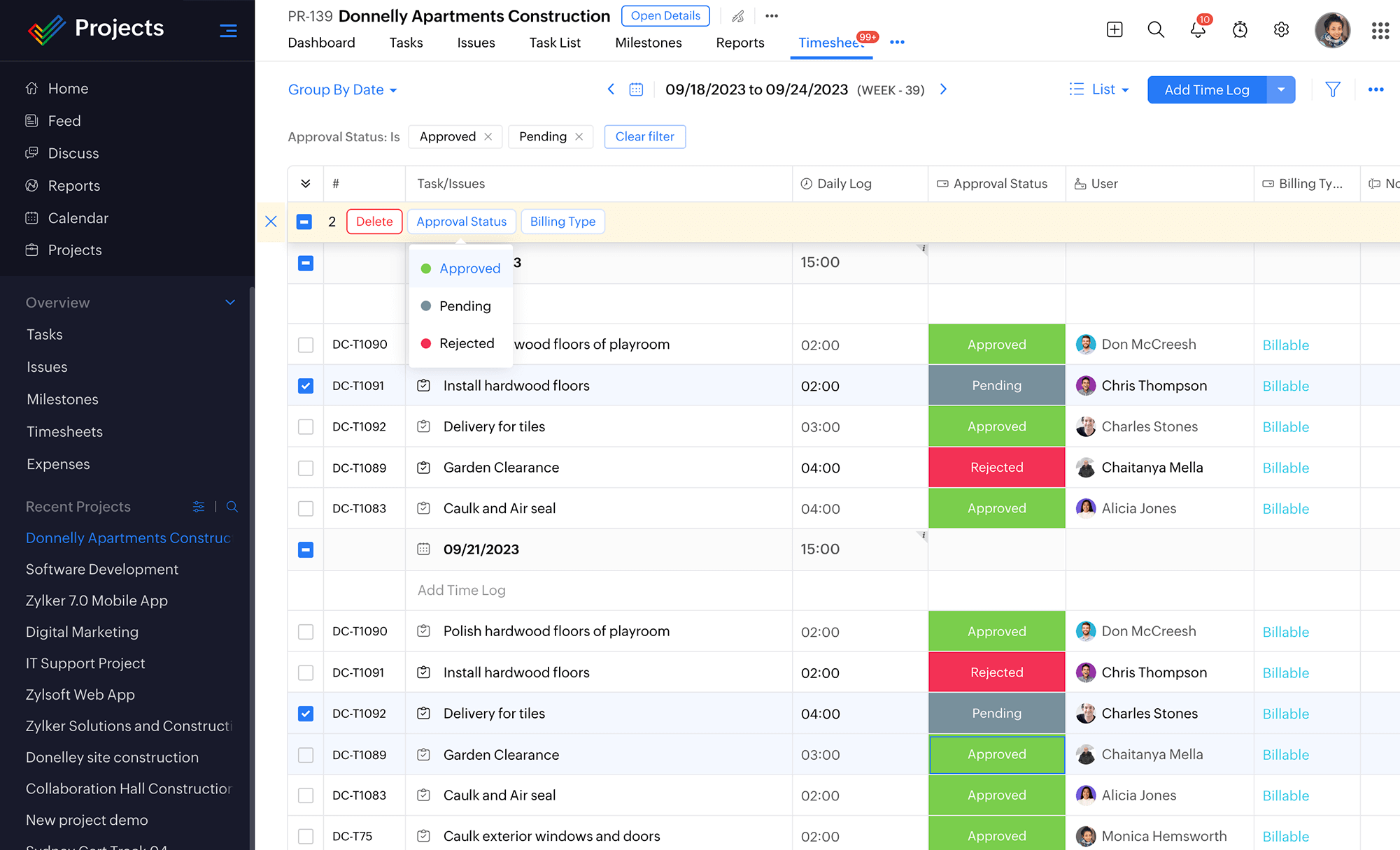 sample project management timesheet template sample project management timesheet template