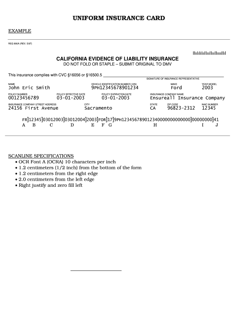 Proof Of Insurance - Fill Online, Printable, Fillable, Blank Proof Of Insurance - Fill Online, Printable, Fillable, Blank