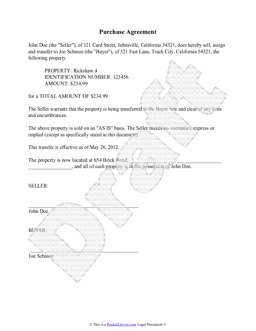 sample home purchase agreement template sample home purchase agreement template