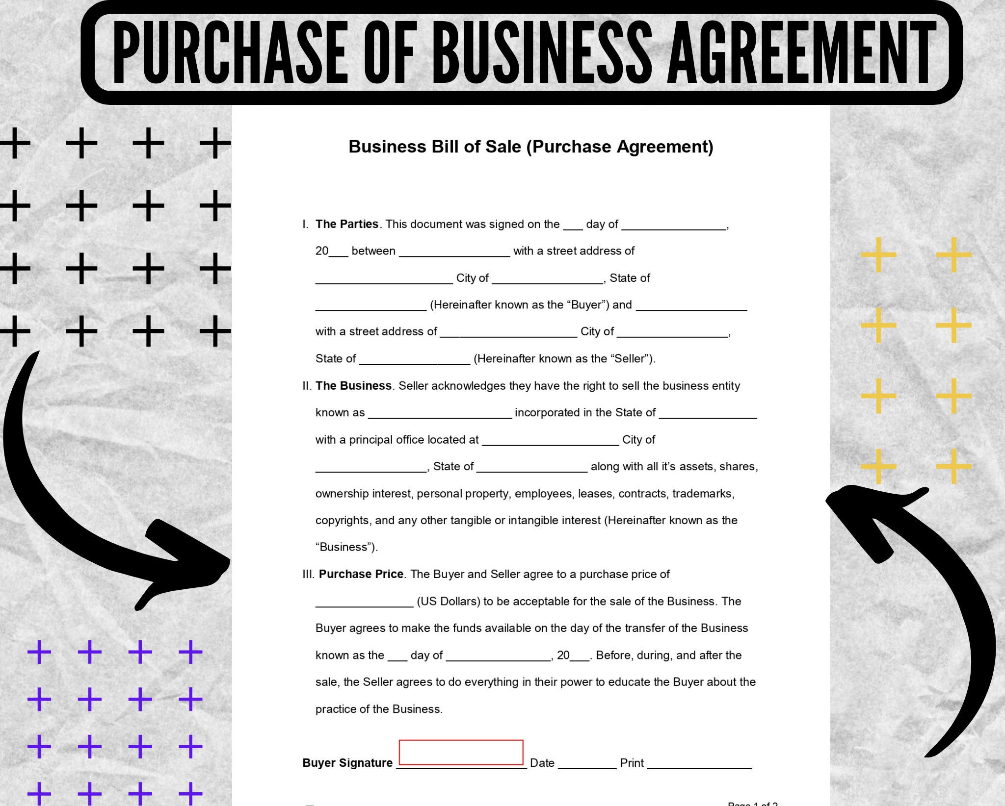 sample business purchase agreement template sample business purchase agreement template