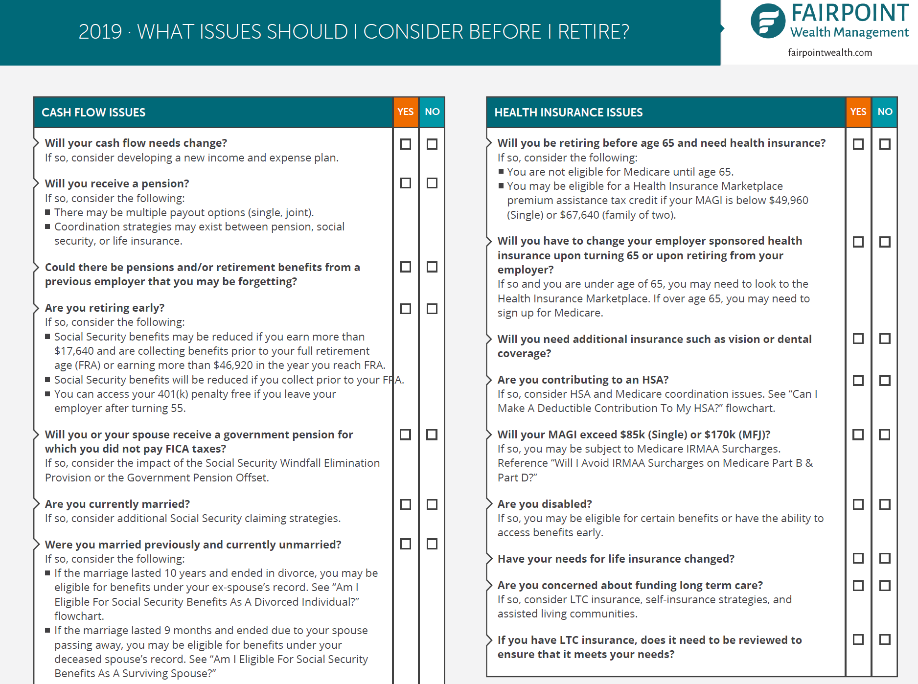 sample retirement checklist template sample retirement checklist template