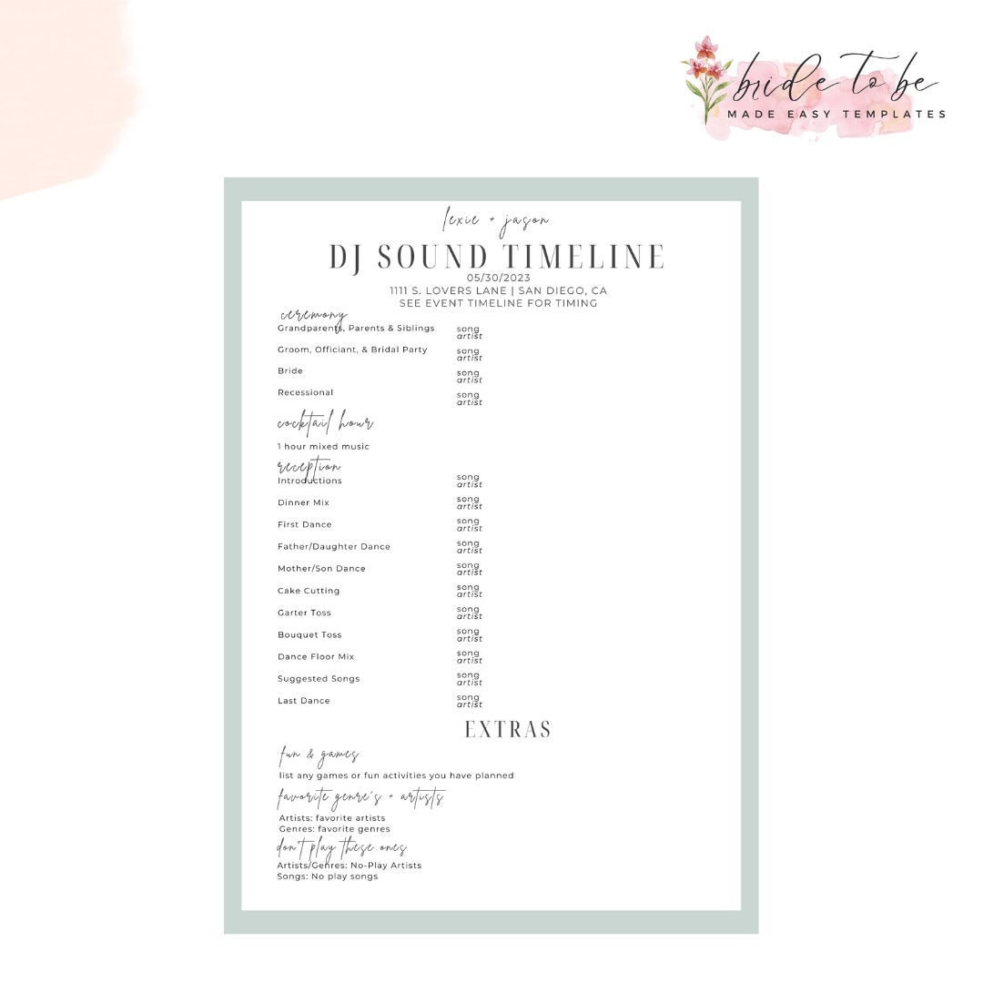 sample DJ Price List Template sample DJ Price List Template