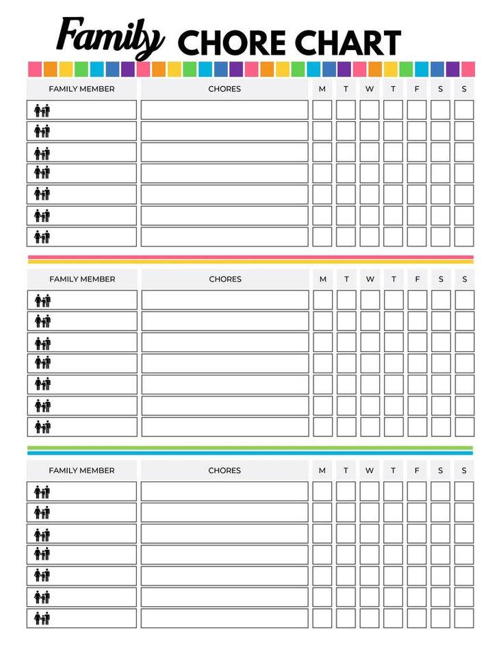 sample of family chores chart template sample of family chores chart template
