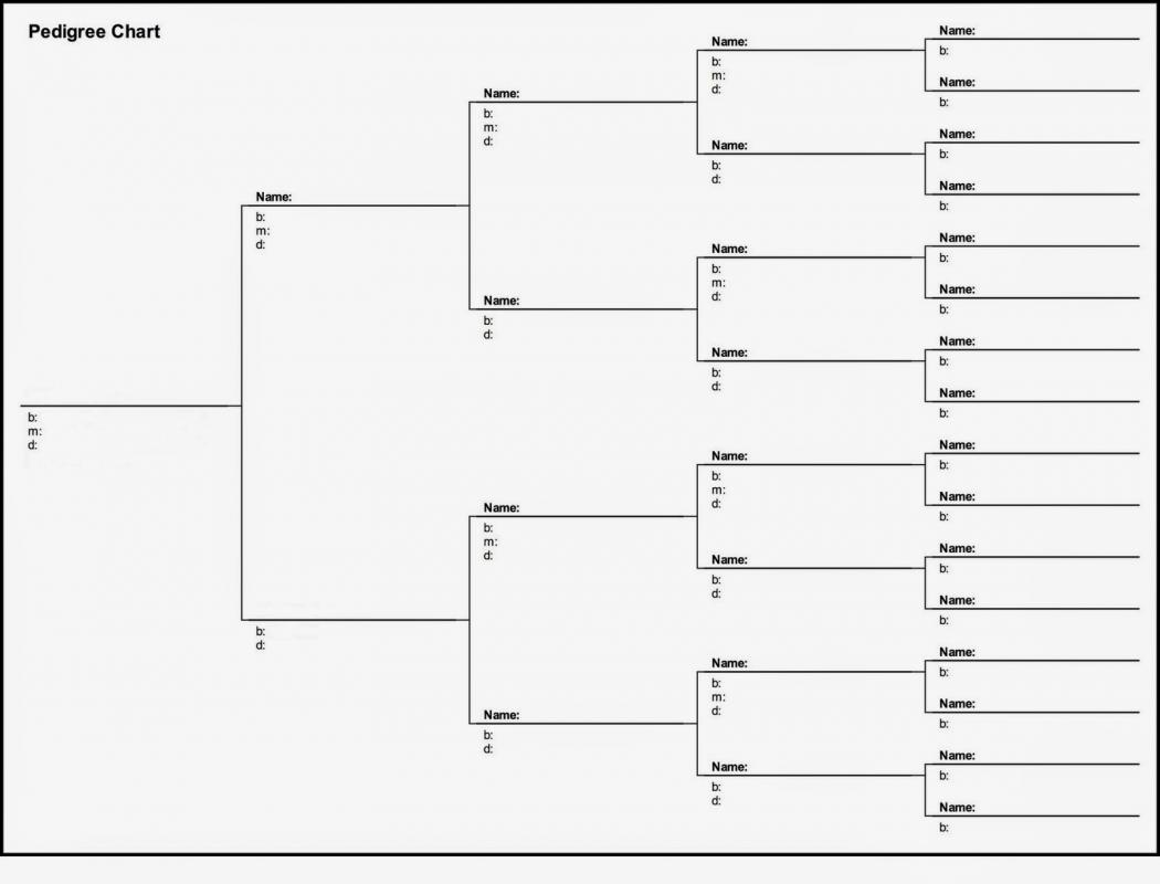 sample of printable pedigree chart template sample of printable pedigree chart template