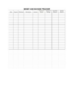 savings tracker