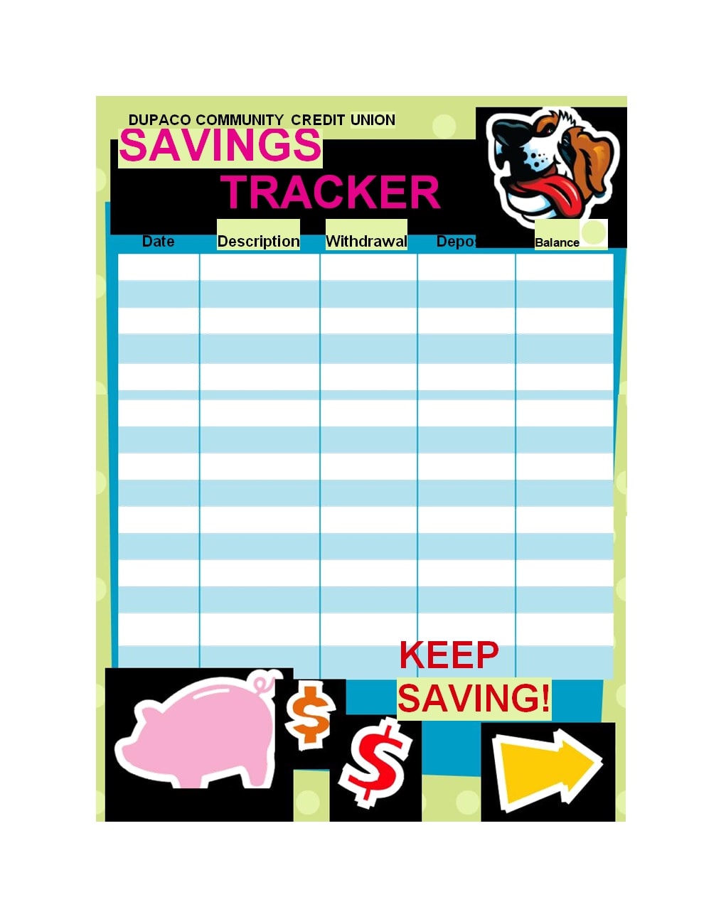 savings tracker savings tracker