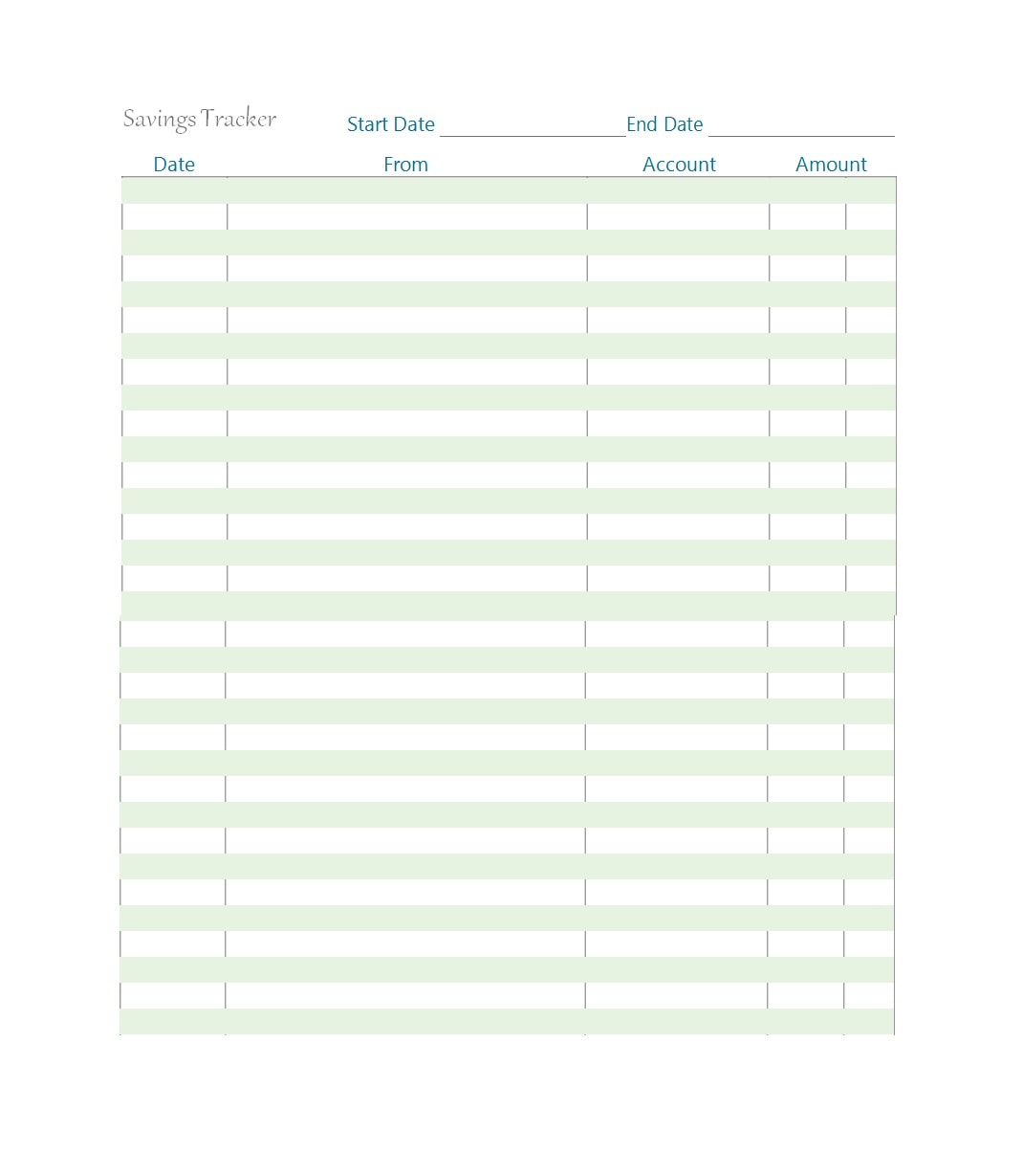 savings tracker savings tracker