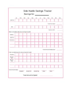 savings tracker