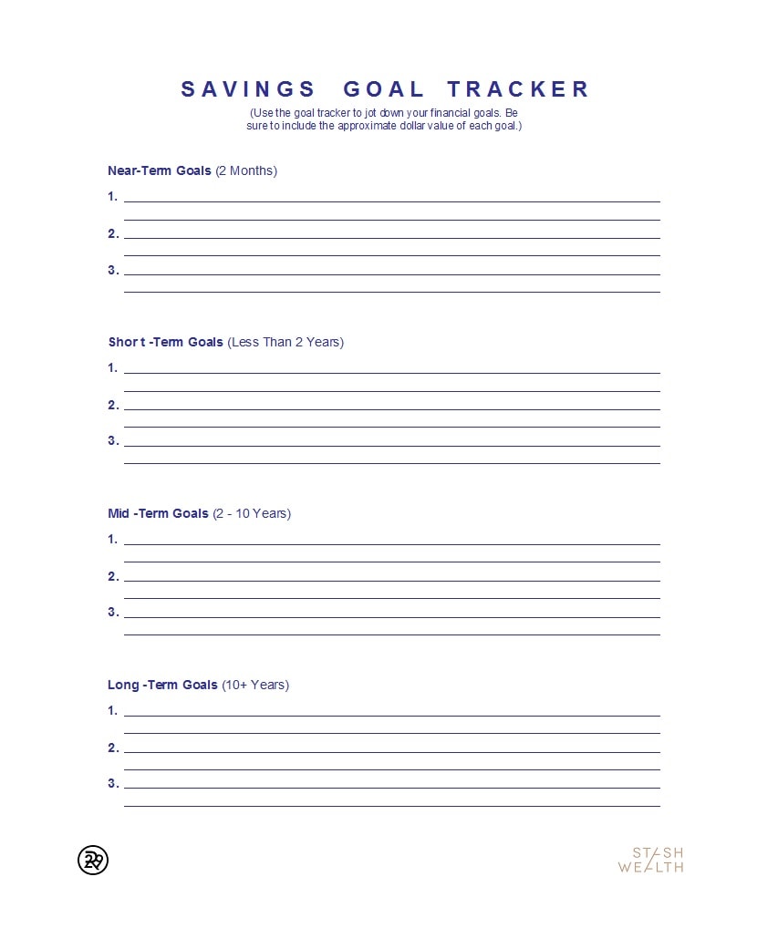 savings tracker savings tracker