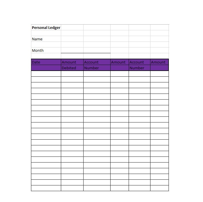self employment ledger template self employment ledger template