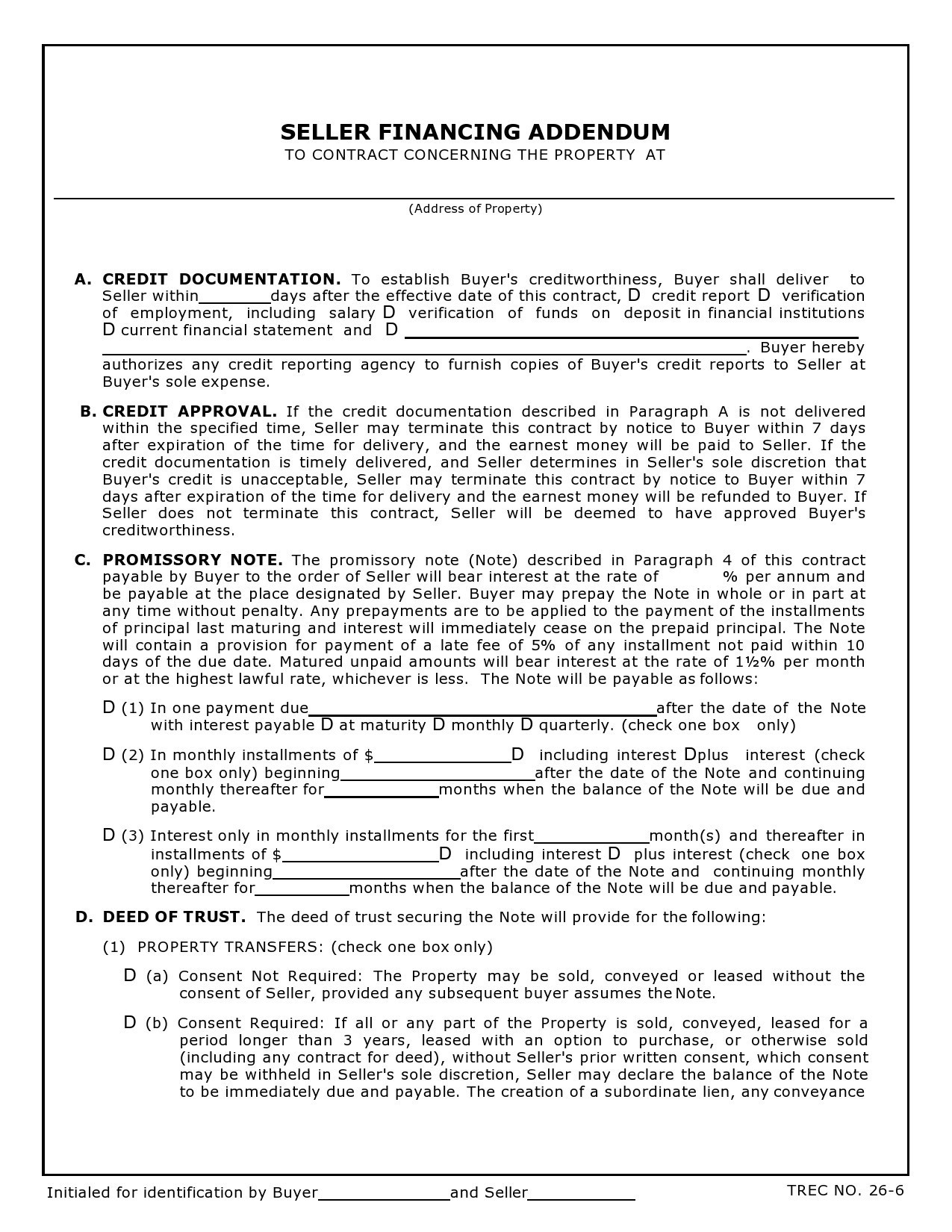 sample seller financing agreement template sample seller financing agreement template