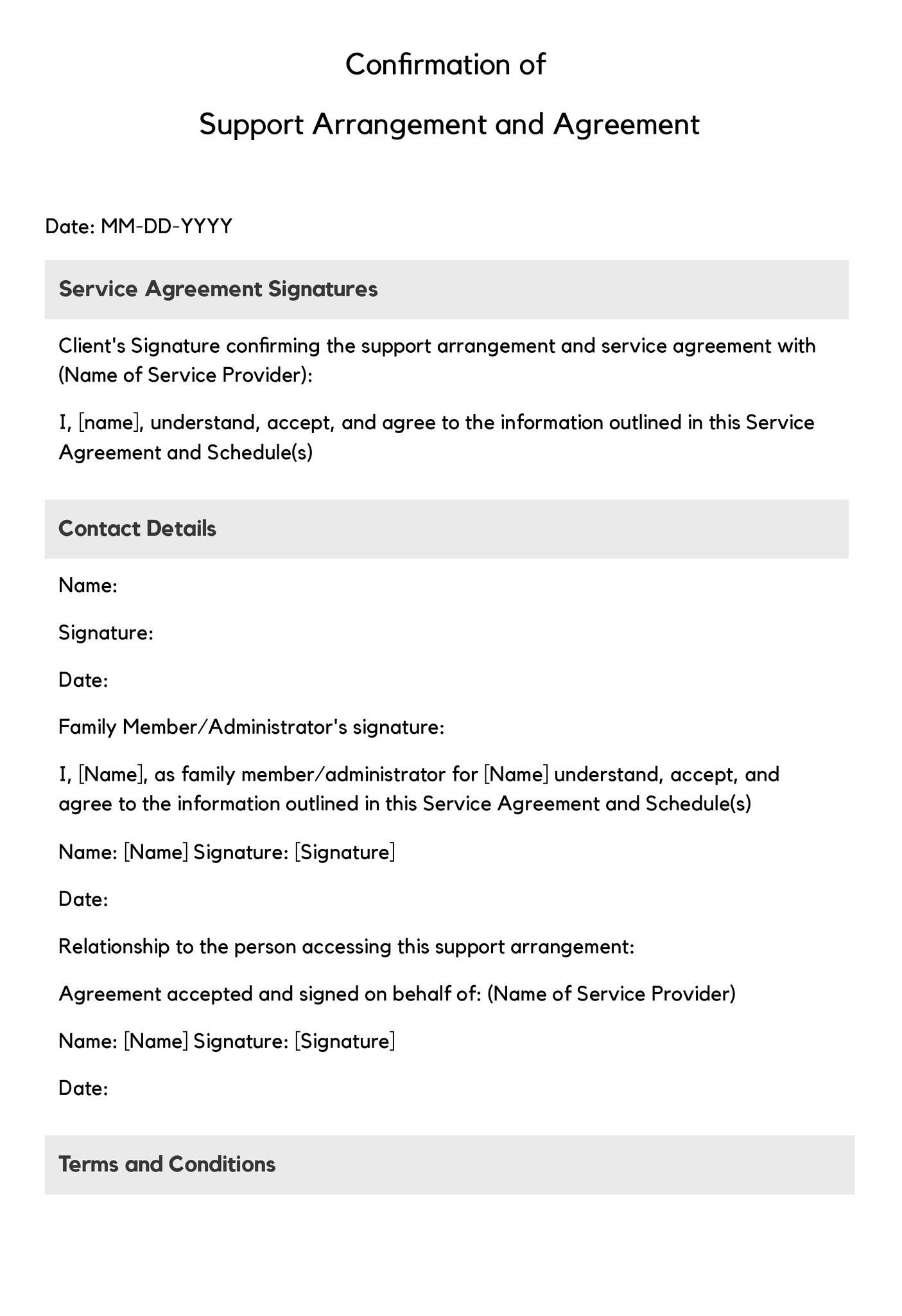sample Service Agreement Template sample Service Agreement Template