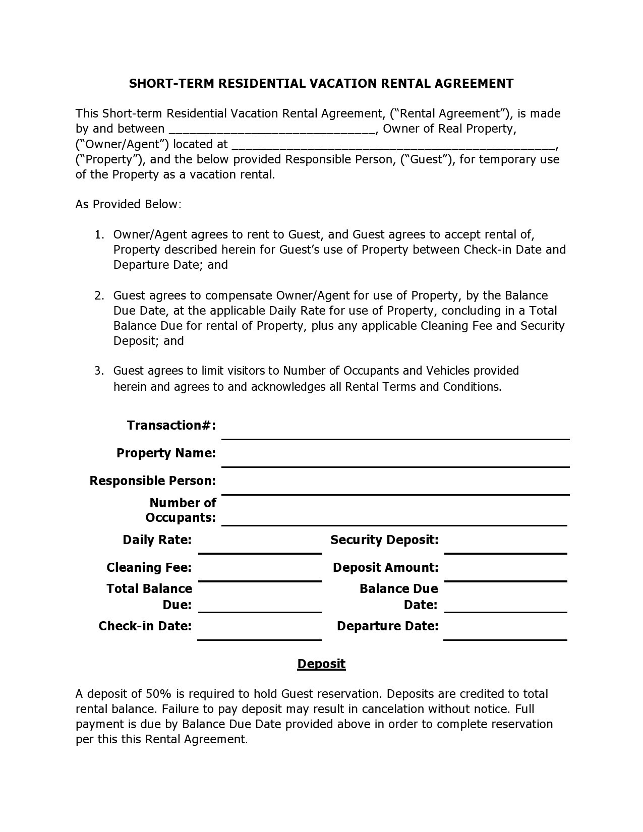 sample Short Term Lease Agreement Template sample Short Term Lease Agreement Template
