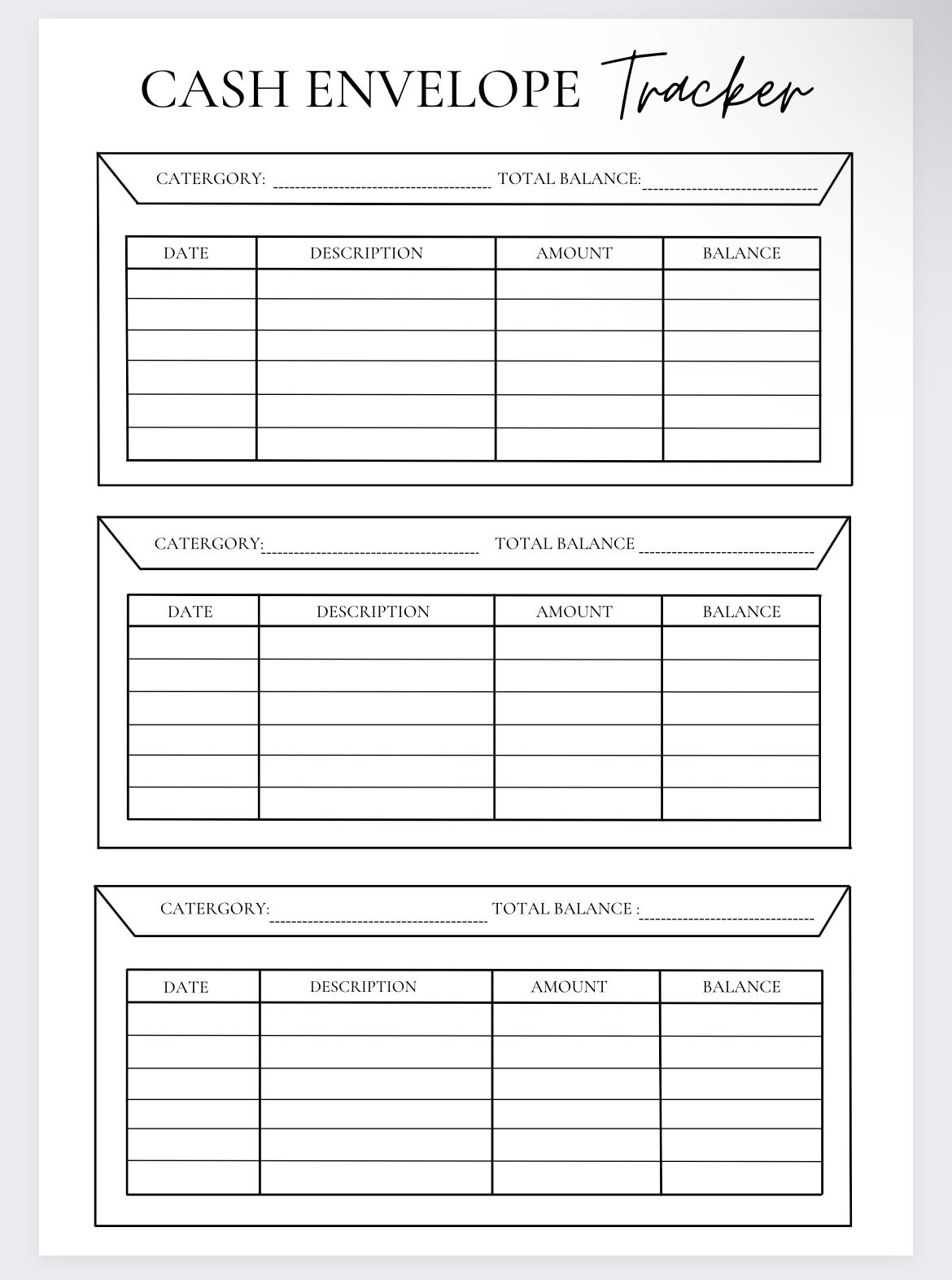 sample cash envelope budget template sample cash envelope budget template