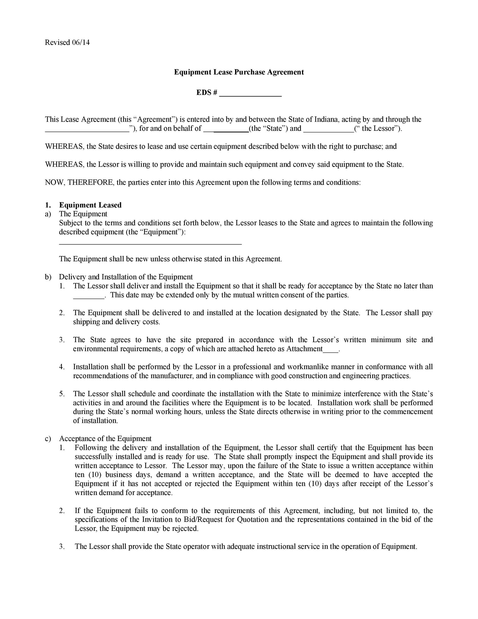 sample machine lease agreement template sample machine lease agreement template