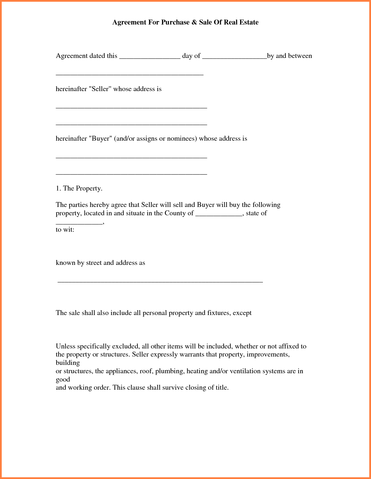 sample land purchase agreement template sample land purchase agreement template