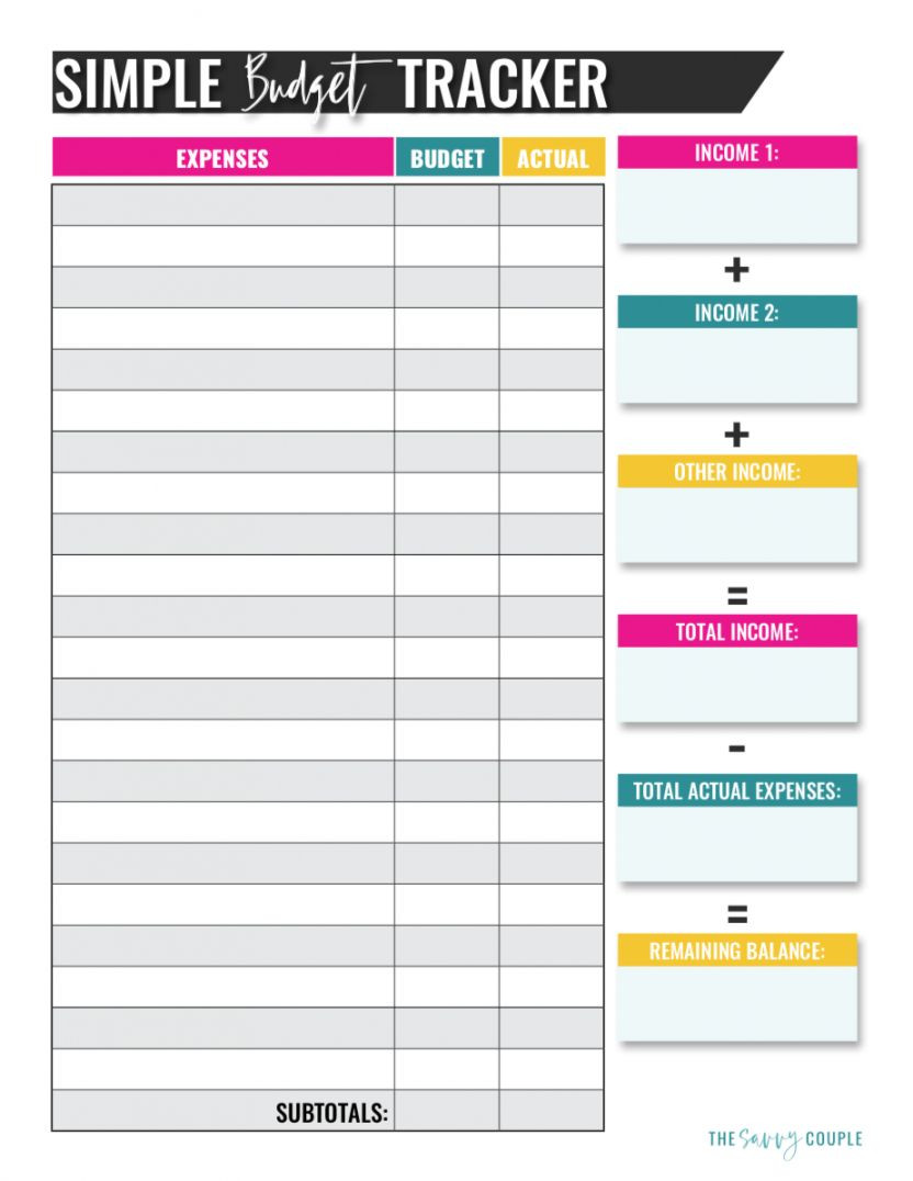 sample single person monthly budget template sample single person monthly budget template