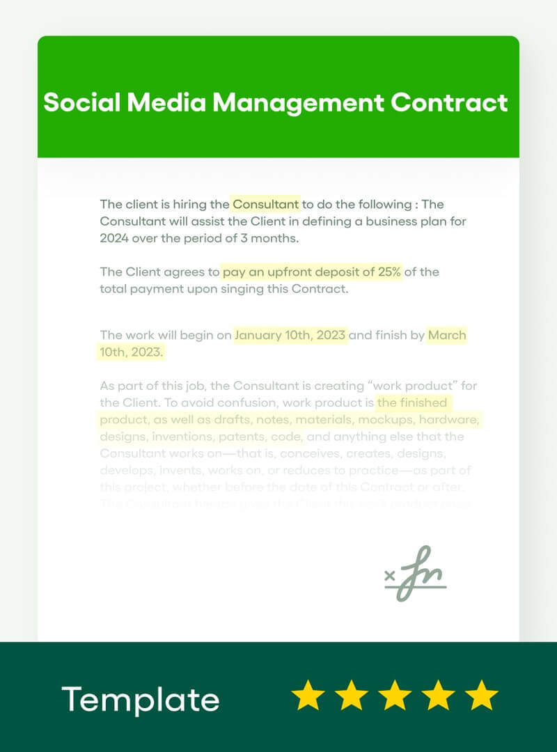sample Social Media Management Agreement Template sample Social Media Management Agreement Template