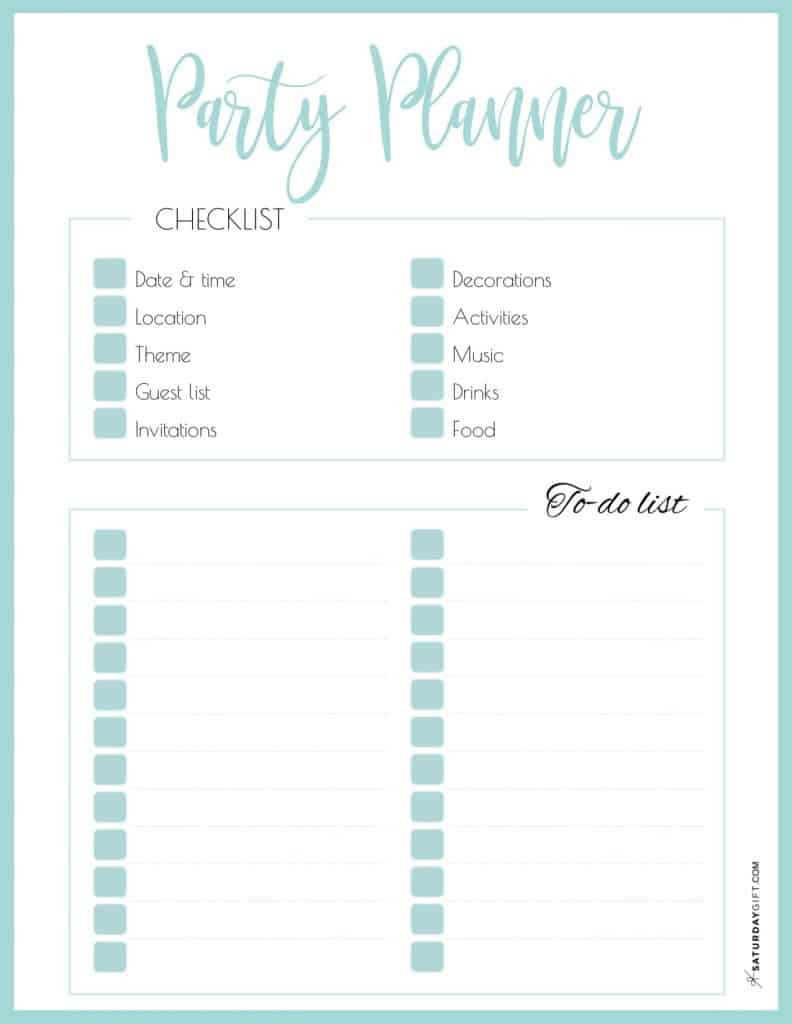 Step-By-Step Guide to Plan a Successful Party + Printable Checklist Step-By-Step Guide to Plan a Successful Party + Printable Checklist