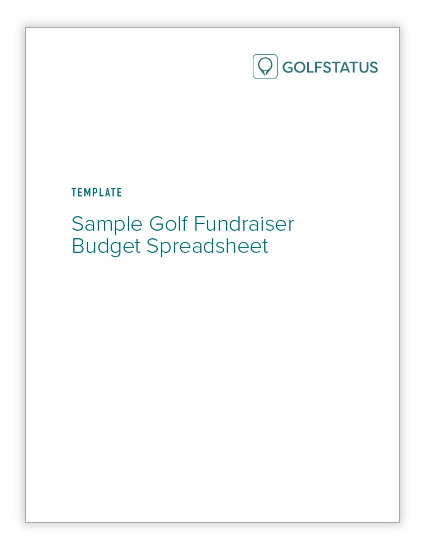 sample golf tournament budget template sample golf tournament budget template