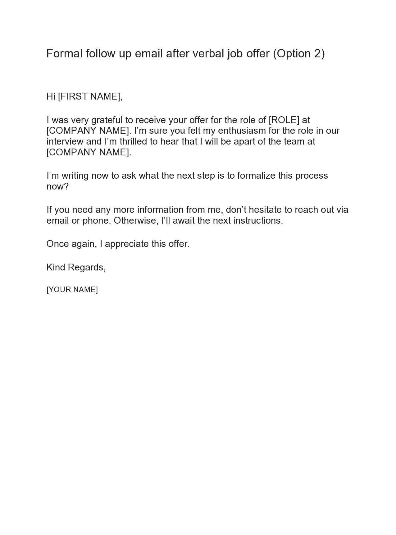 thank you letter for job offer thank you letter for job offer