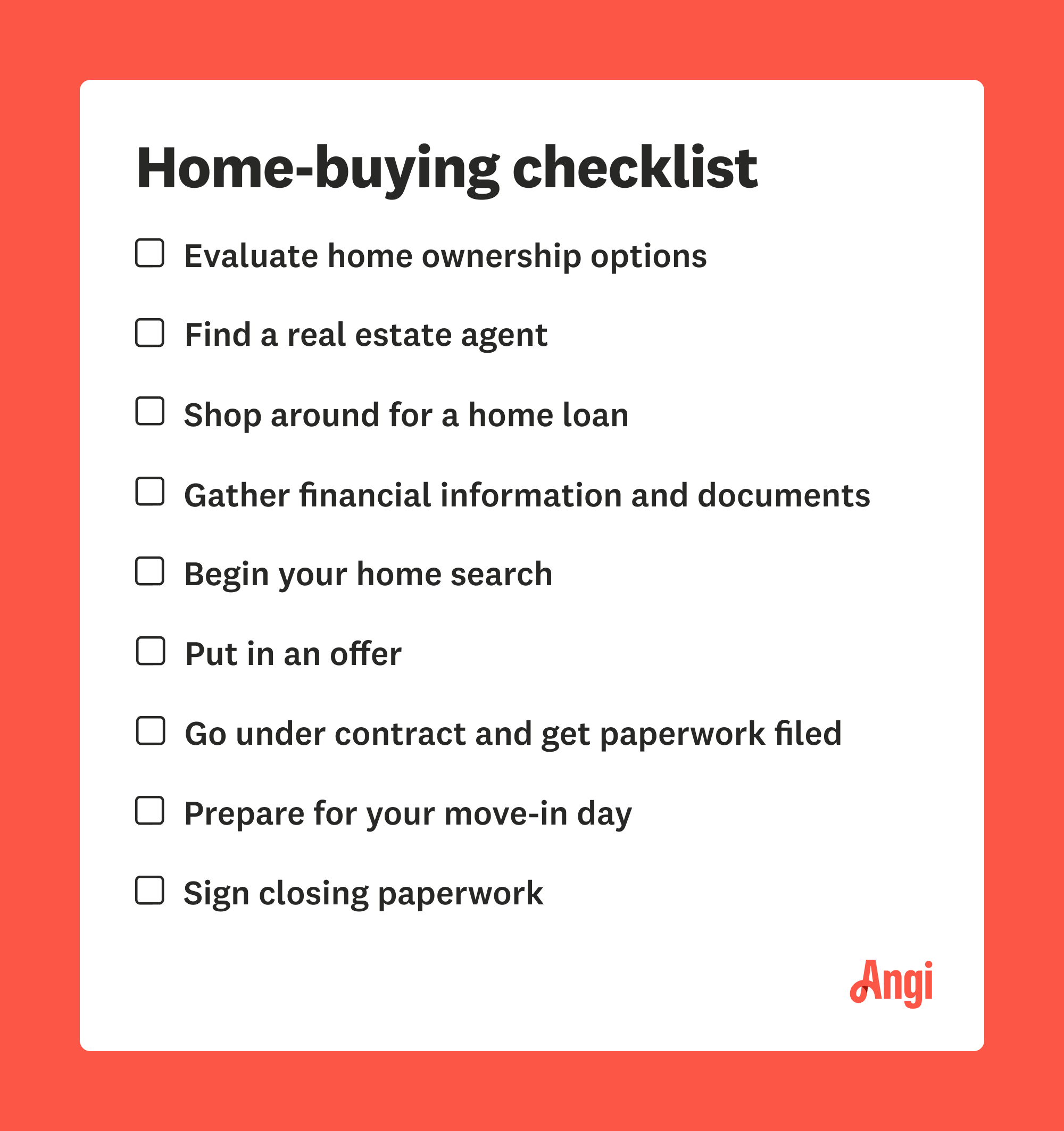 The Best Home-Buying Checklist The Best Home-Buying Checklist