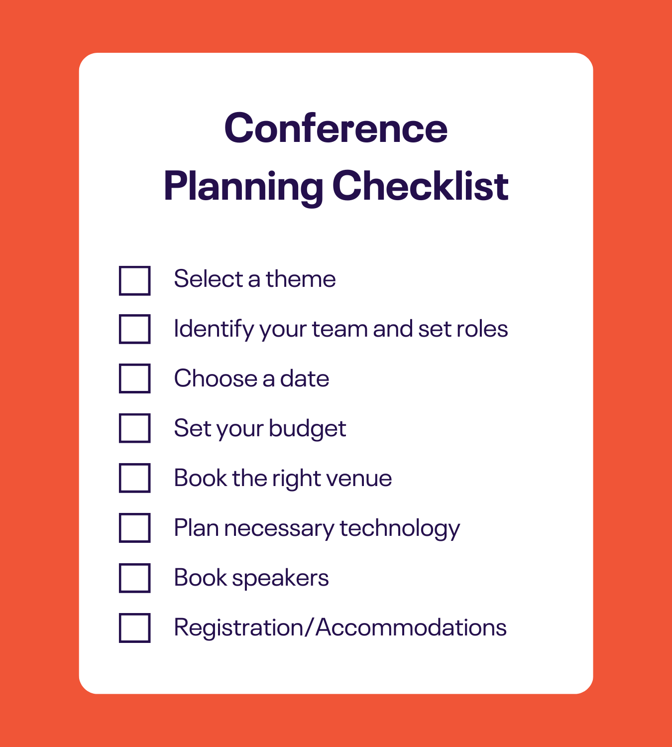 sample conference planning checklist template sample conference planning checklist template